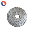 Natural Stone On Flat Surface Top Quality 5~10" Dye Rubber Electroplated Diamond Hand Granite Polishing Pads 4 Inch